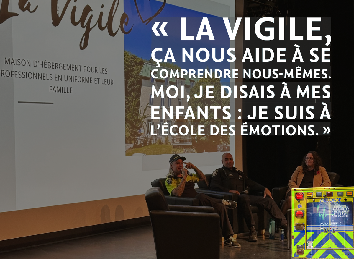 Quand la sirène ramène à la maison. Un choc impossible à imaginer.