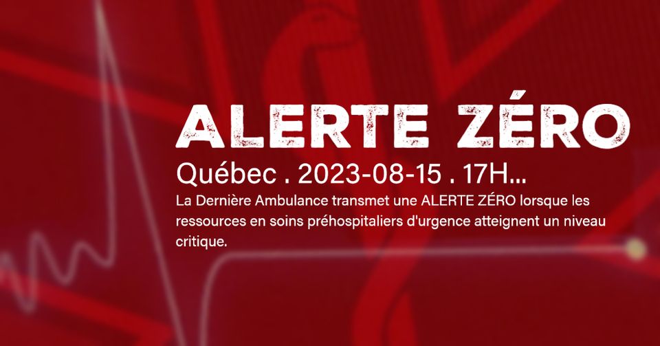 Alerte Zéro : Québec