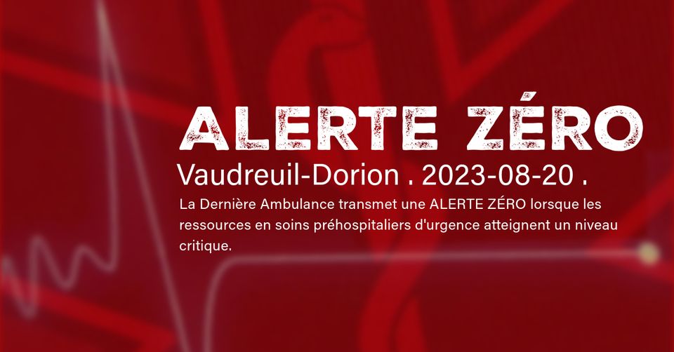 Alerte Zéro : Vaudreuil-Dorion